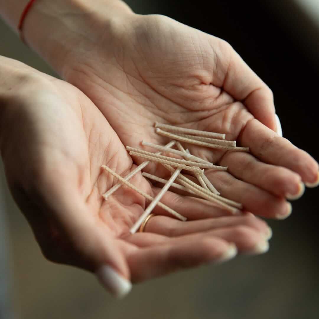 Mèches pour bougies en coton | enora-bougie