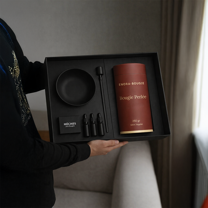 Bougie perlée – Rechargeable