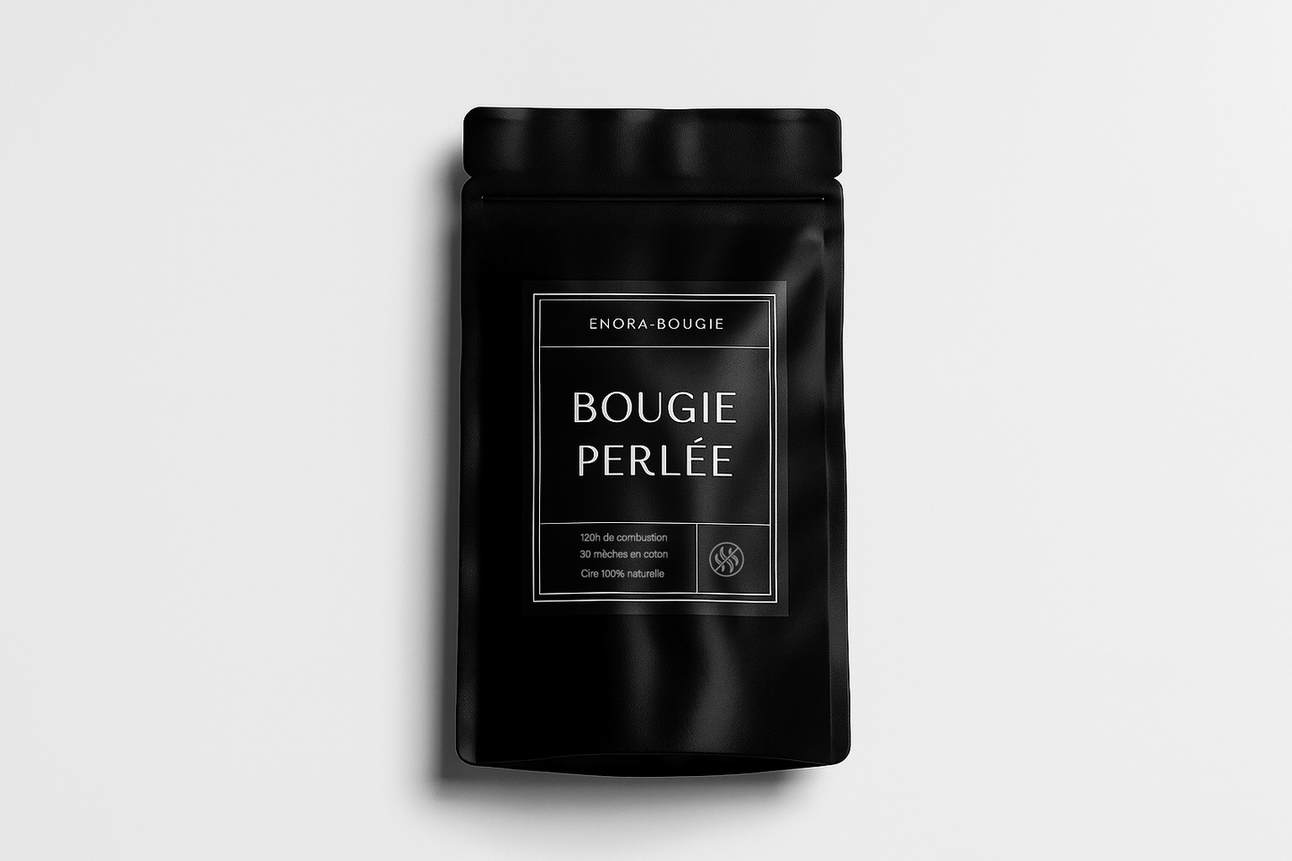 Bougie perlée de cire  | Non Parfumée